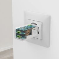 Miniatura 12 de CARGADOR USB GAN HAMA 00201994 65W 2xUSB-C PD COLOR BLANCO