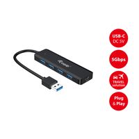 Miniatura 7 de HUB USB EQUIP LIFE A 4 PUERTOS USB 3.2 INCLUYE ADAPTADOR USB-C