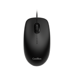 RATON COOLBOX U01 1.600DPI USB NEGRO