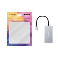 Miniatura 4 de Nanocable Hub USB-C 3xUSB3.0+USB-C+USB-C PD 15cm