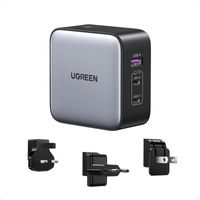 Miniatura 3 de UGREEN CARGADOR RAPIDO DE VIAJE 65W 1X USBA+2XUSBC 65W METAL