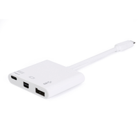 Miniatura 1 de CABLE ADAPTADOR  USB-C MACHO A MINI DP HEMBRA /  USB TIPO A 3.0 /  USB-C HEMBRA  REF.133463