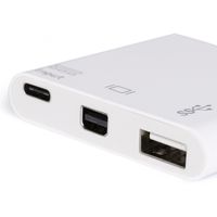 Miniatura 5 de CABLE ADAPTADOR  USB-C MACHO A MINI DP HEMBRA /  USB TIPO A 3.0 /  USB-C HEMBRA  REF.133463