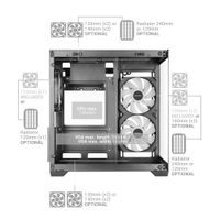 Miniatura 7 de Caja MARS GAMING  MCVIEW3W  Blanco