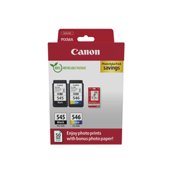 MULTIPACK CANON PG-545 / CL-546 + PAPEL