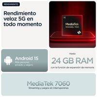 Miniatura 18 de SMARTPHONE MOTOROLA MOTO G56 5G OC, 8GB, 512GB, ANDR15, 6.72" ,GRIS
