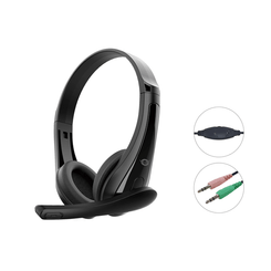 HEADSET CONCEPTRONIC POLONA06B3T JACK 3.5mm 1.8m COLOR NEGRO