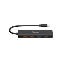 Miniatura 4 de HUB USB-C EQUIP LIFE 128966 USB 3.2 10GPS 2xUSB-C 2x USB-A COMPATIBLE THUNDERBOLT 3/4
