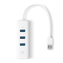 GIGAB ETHERNET NETWORK ADAPTER 3-PORT USB 3.0 HUB  1