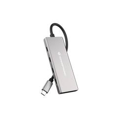 Conceptronic HUBBIES17G 7-Port USB 3.2 Gen 2 Hub, 10Gbps, USB-C x 4, USB-A x 3, 100W USB PD, Al