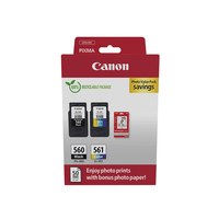 Miniatura 1 de MULTIPACK CANON PG-560/CLI-561 + PAPEL