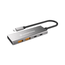 Conceptronic-HUBBIES15G-4-Port-USB-3.2-Gen-2-Hub-10Gbps-USB-C-x-2-USB-A-x-2-100W-USB-PD-Aluminum-Case
