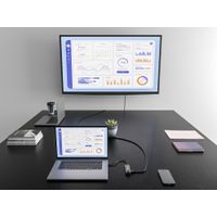 Miniatura 7 de ADAPTADOR USB-C 5EN1 EQUIP HDMI 4K USB-C  DATOS  USB-A 5GB/S X2  USB-C CARGA MAX 100W RJ45 GIGABIT