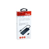Miniatura 5 de HUB USB EQUIP LIFE A 4 PUERTOS USB 3.2 INCLUYE ADAPTADOR USB-C
