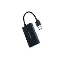 Miniatura 2 de HUB NANO CABLE USB3.0 4PTOS USB-A/M - USB3.0/H 15CM NEGRO