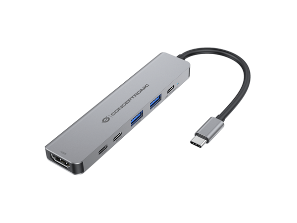 DOCKING USB-C CONCEPTRONIC DONN33G 1xHDMI 1xUSB-C PD 100W 2xUSB-A 3.0 2xUSB-C