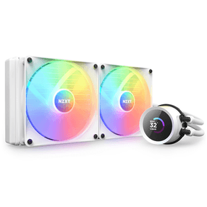 REFRIGERACION-LIQUIDA-NZXT-KRAKEN-280MM-|-RGB-FAN-|-BLANCO-|-DISPLAY-LCD