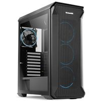 Miniatura 3 de CAJA SEMITORRE NOX HUMMER QUANTUM VENTANA ARGB S/F USB 3.0 NEGRO