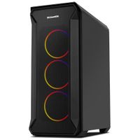 Miniatura 6 de CAJA SEMITORRE NOX HUMMER QUANTUM VENTANA ARGB S/F USB 3.0 NEGRO