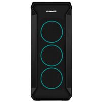 Miniatura 9 de CAJA SEMITORRE NOX HUMMER QUANTUM VENTANA ARGB S/F USB 3.0 NEGRO