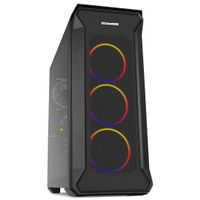 Miniatura 18 de CAJA SEMITORRE NOX HUMMER QUANTUM VENTANA ARGB S/F USB 3.0 NEGRO