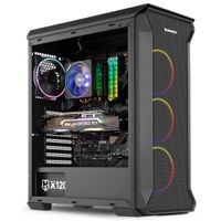 Miniatura 20 de CAJA SEMITORRE NOX HUMMER QUANTUM VENTANA ARGB S/F USB 3.0 NEGRO