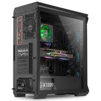 Miniatura 21 de CAJA SEMITORRE NOX HUMMER QUANTUM VENTANA ARGB S/F USB 3.0 NEGRO