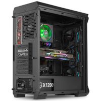 Miniatura 22 de CAJA SEMITORRE NOX HUMMER QUANTUM VENTANA ARGB S/F USB 3.0 NEGRO