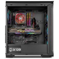 Miniatura 24 de CAJA SEMITORRE NOX HUMMER QUANTUM VENTANA ARGB S/F USB 3.0 NEGRO