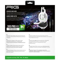 Miniatura 5 de NACON RIG 300 PRO HX Auriculares Alámbrico Diadema Juego Blanco