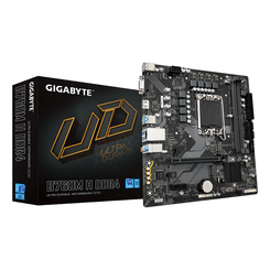 GIGABYTE Intel  B760M H DDR4 Placa base - Soporta CPUs Intel Core de 14ª generación, VRM digital de 6+1+1 fases, hasta 3200MHz DDR4 (OC), 2xPCIe 4.0 M