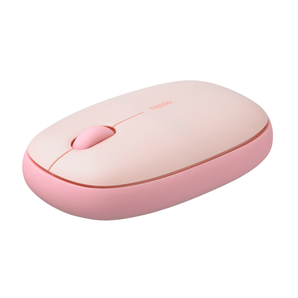 MOUSE RAPOO WIRELESS Y BLUETOOTH M660 SILENT 2.4G GHz BT 5.0 USB 3.0 3 BOTONES 1300 PPP ROSA MULTI