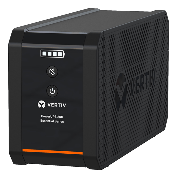 Vertiv PowerUPS 200 Essential 600VA/315W 230V Line Interactive 4 Schuko