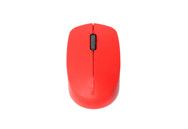 MOUSE RAPOO WIRELESS Y BLUETOOTH M100 SILENT 2.4G GHz BT 4.0 USB 3.0 3 BOTONES 1300 PPP ROJO