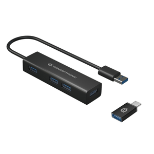 HUB-3.0-CONCEPTRONIC-HUBBIES06B-4-PUERTOS-USB-3.0--CON-ADAPTADOR-USB-C-COLOR-NEGRO-CARCASA-DE-ALUMINIO