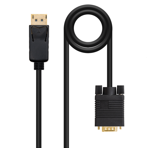 NANOCABLE CABLE CONVERSOR DP A VGA, DP/M - VGA/M, NEGRO, 5.0 M (10.15.4405)