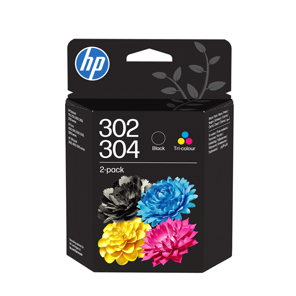 HP Cartucho Pack 2 n? 302/304 Tri-color/Black