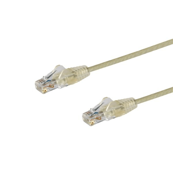 Cable 1m de Red Cat6 Sin Enganches Gris