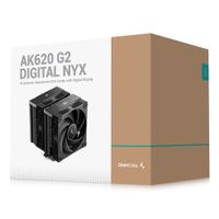 Miniatura 10 de DeepCool AK620 G2 Digital NYX Procesador Refrigerador de aire 12 cm Negro 1 pieza s
