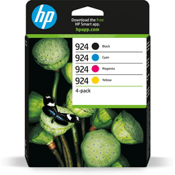 PACK 4 TINTAS CMYK HP 924