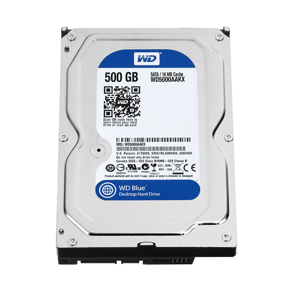 DISCO DURO 500GB WD SATA3 7200 16MB Caviar Blue