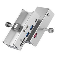 Miniatura 4 de HUB USB-C EQUIP 128968 A 2xUSB-A 1xUSB-C 1xSD 1xTF CLIP AJUSTABLE