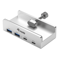 Miniatura 1 de HUB USB-C EQUIP 128967 A 2xUSB-A 2xUSB-C CLIP AJUSTABLE