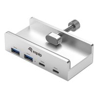 Miniatura 2 de HUB USB-C EQUIP 128967 A 2xUSB-A 2xUSB-C CLIP AJUSTABLE