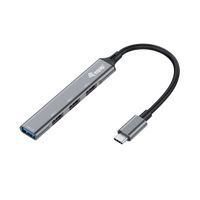 Miniatura 2 de HUB USB-C EQUIP LIFE USB  1 PUERTO USB 3.0 3 PUERTOS USB 2.0 CARCASA ALUMINIO