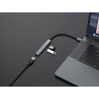 Miniatura 4 de HUB USB-C EQUIP LIFE USB  1 PUERTO USB 3.0 3 PUERTOS USB 2.0 CARCASA ALUMINIO