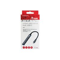 Miniatura 5 de HUB USB-C EQUIP LIFE USB  1 PUERTO USB 3.0 3 PUERTOS USB 2.0 CARCASA ALUMINIO
