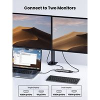 Miniatura 4 de UGREEN HUB 11-IN-1 USB-C TO 3XUSB-C 2X USB-A  HDMI/VGA/RJ45/SD/TF/3.5 MM - GREY