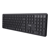 Miniatura 1 de TECLADO TRUST WIRELESS VAIYA MULTIDISPOSITIVO DE TAMA??O COMPLETO NEGRO 25635