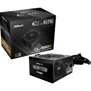 Fuente-Alimentacion-550W-ASROCK--CL-550B-Challenger-80-PLUS-Bronze--Negro